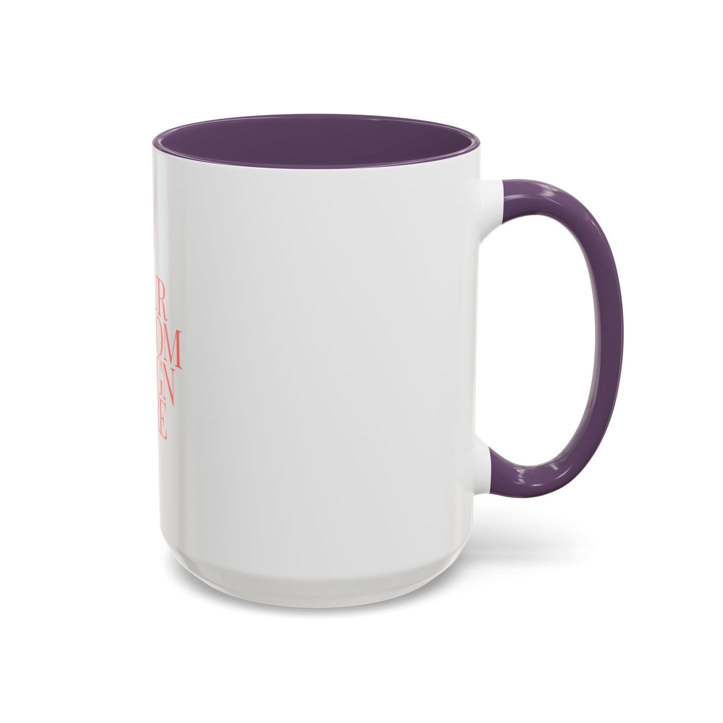 Custom Design Accent Coffee Mug - Personalized Drinkware for Home & Office