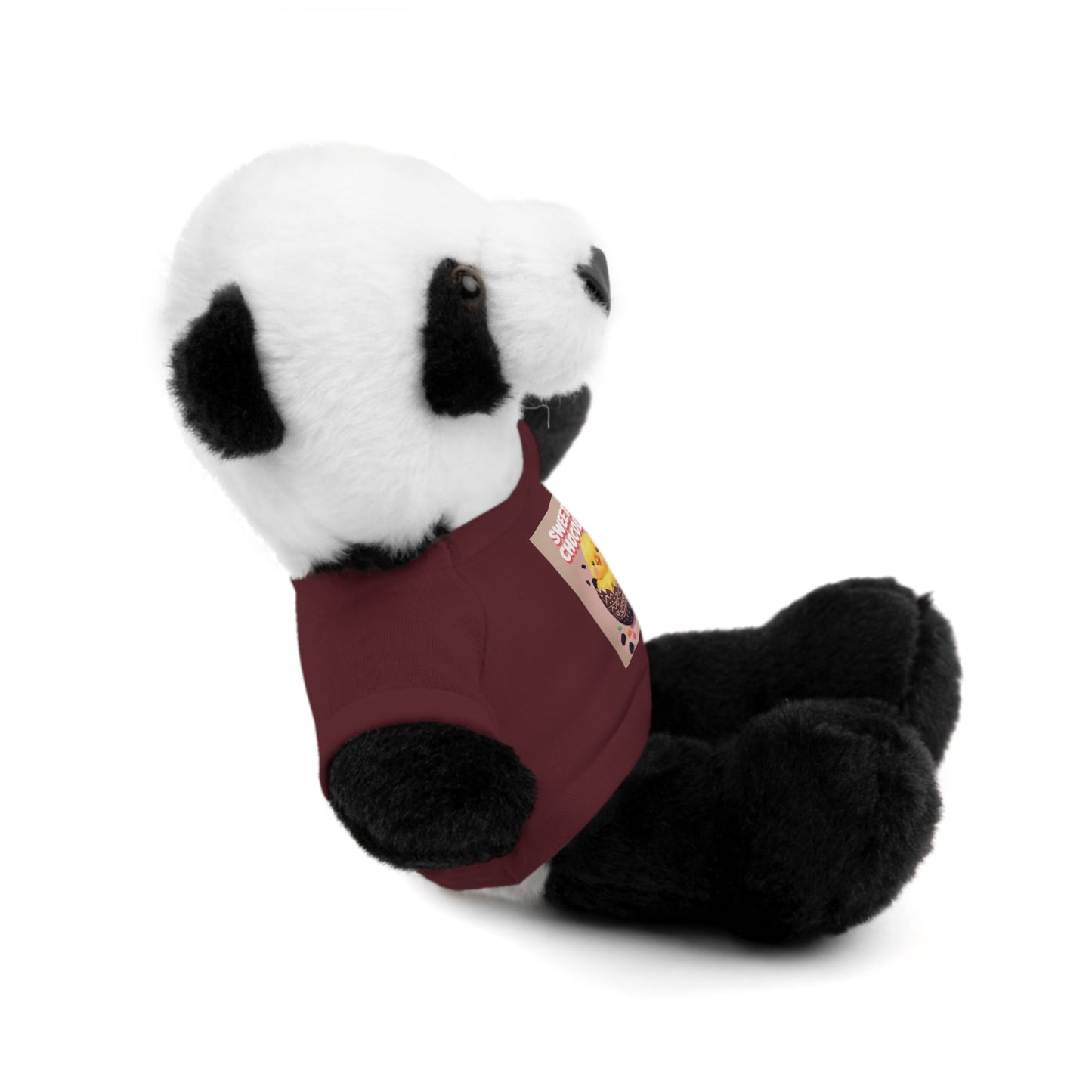 Sweet as Chocolate Stuffed Animal - Adorable Plush Toy with Tee