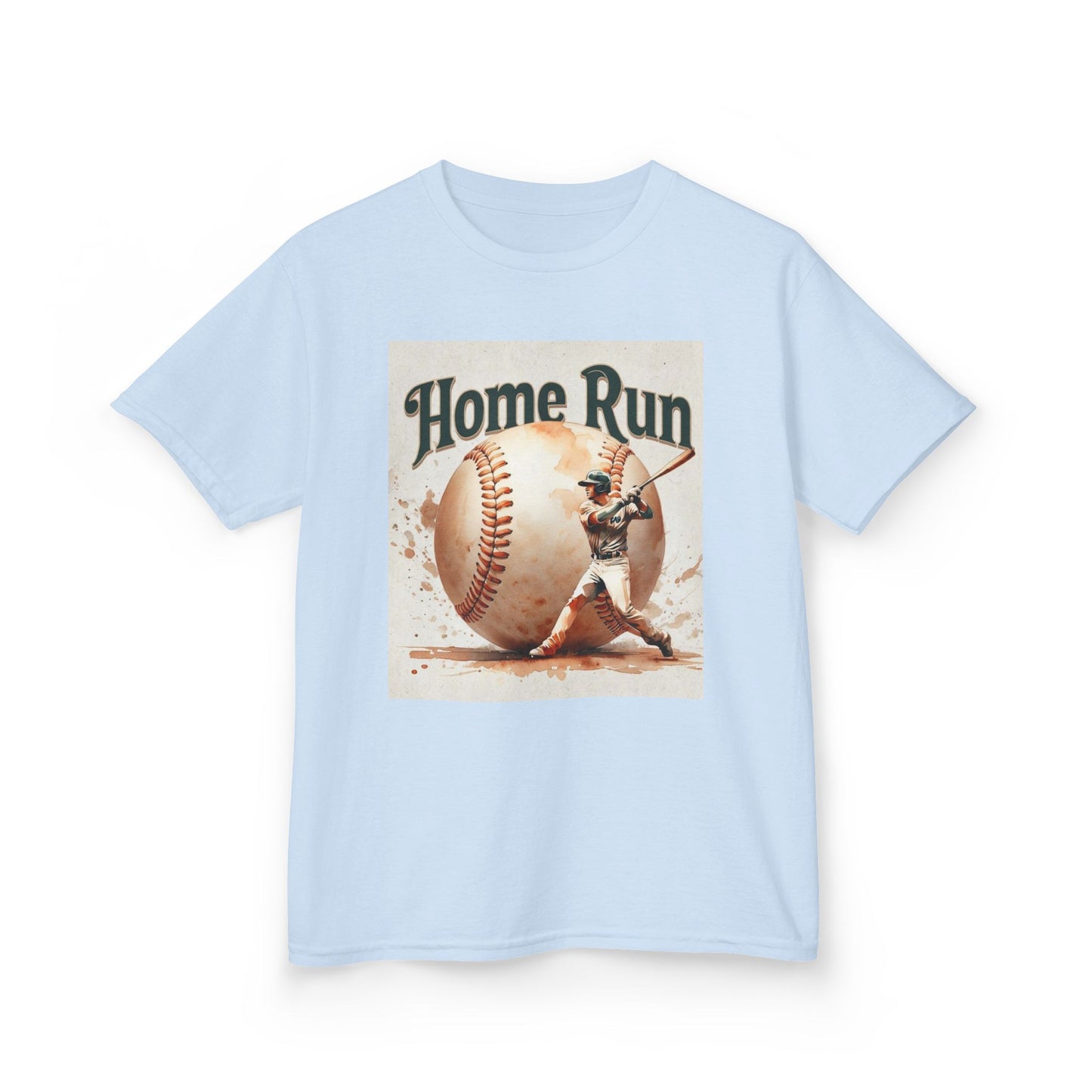 Kids Home Run Baseball Tee - Fun Sports Shirt for Young Athletes