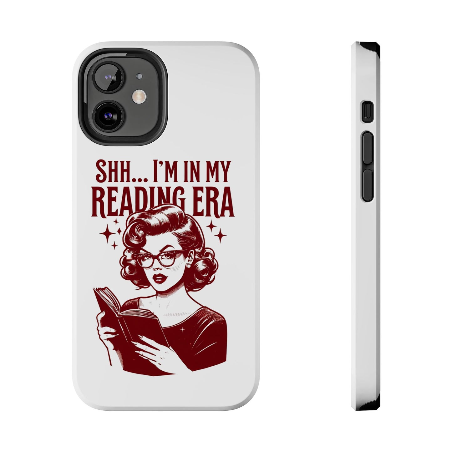 Reading Era Phone Case - Cute Gift for Book Lovers, Literary Accessories, Durable Phone Cases, Vintage Style, Phone Protection