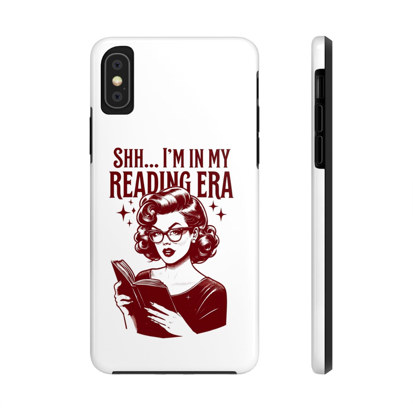 Reading Era Phone Case - Cute Gift for Book Lovers, Literary Accessories, Durable Phone Cases, Vintage Style, Phone Protection