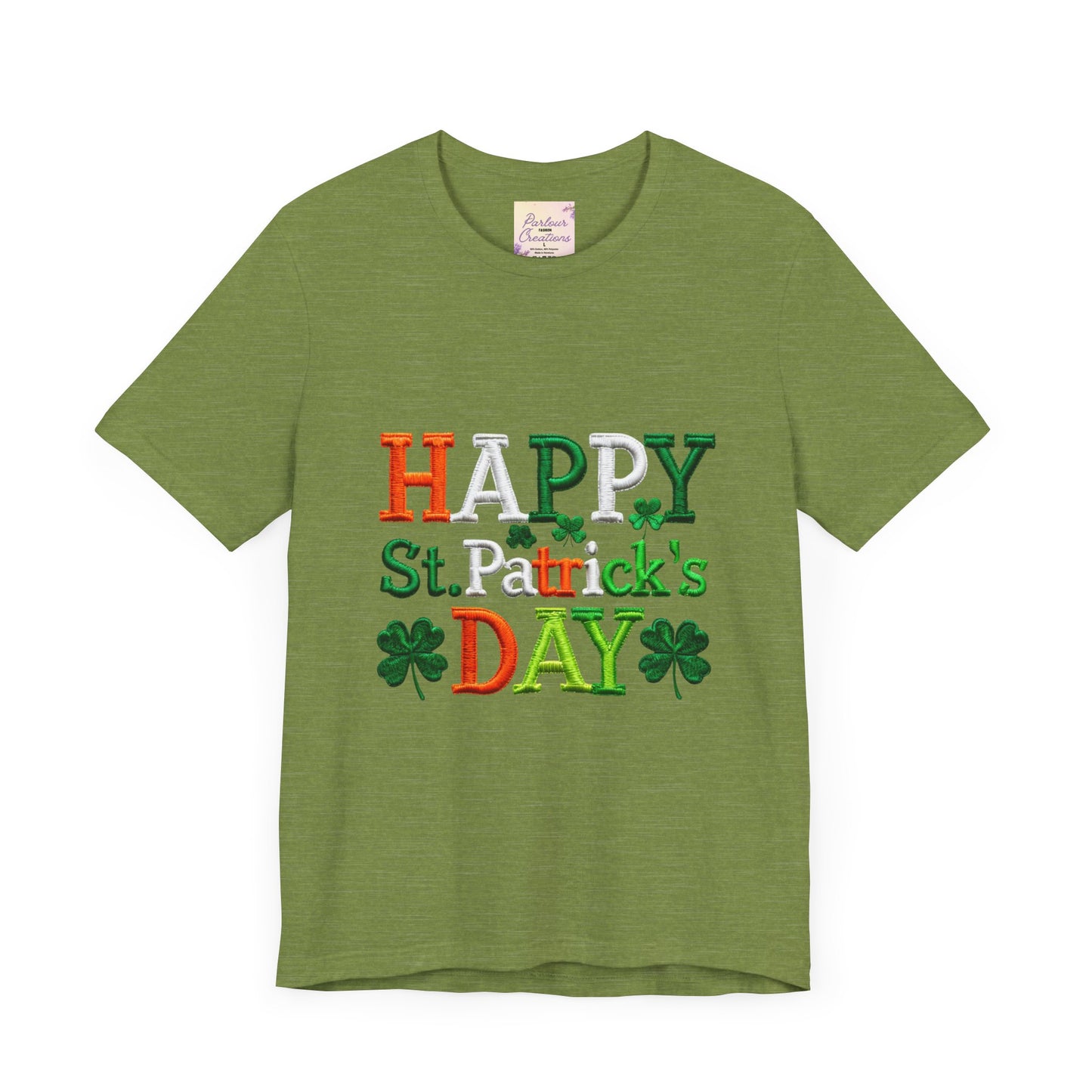 St. Patrick's Day Tee, Happy St. Patrick's Day Shirt, Unisex Irish Tee, Green Clover Tee, Casual Party Top