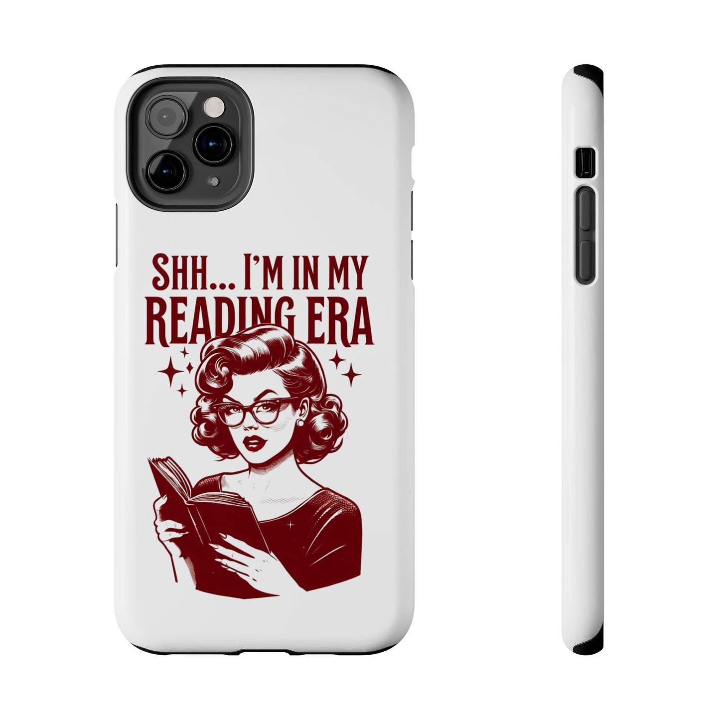 Reading Era Phone Case - Cute Gift for Book Lovers, Literary Accessories, Durable Phone Cases, Vintage Style, Phone Protection