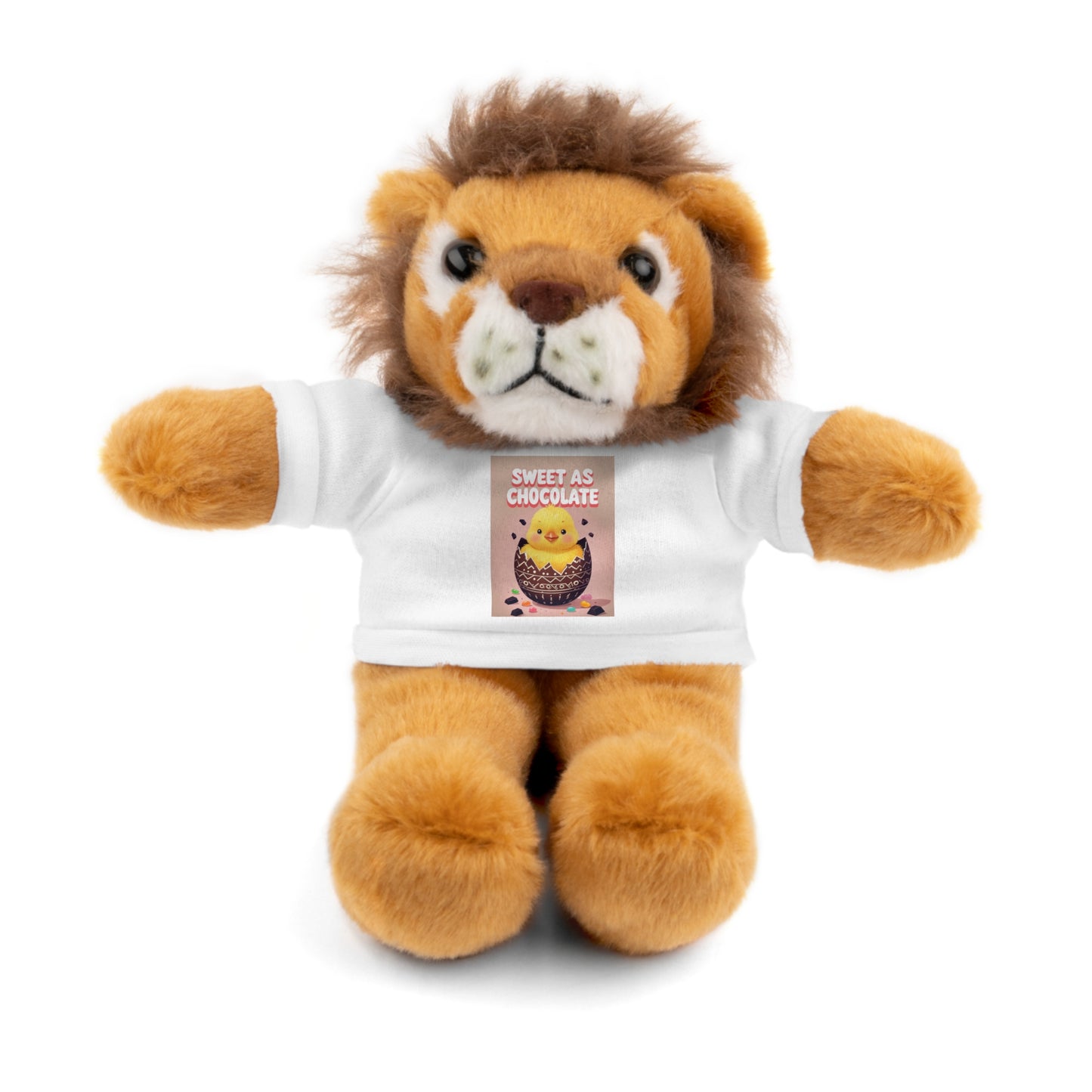 Sweet as Chocolate Stuffed Animal - Adorable Plush Toy with Tee