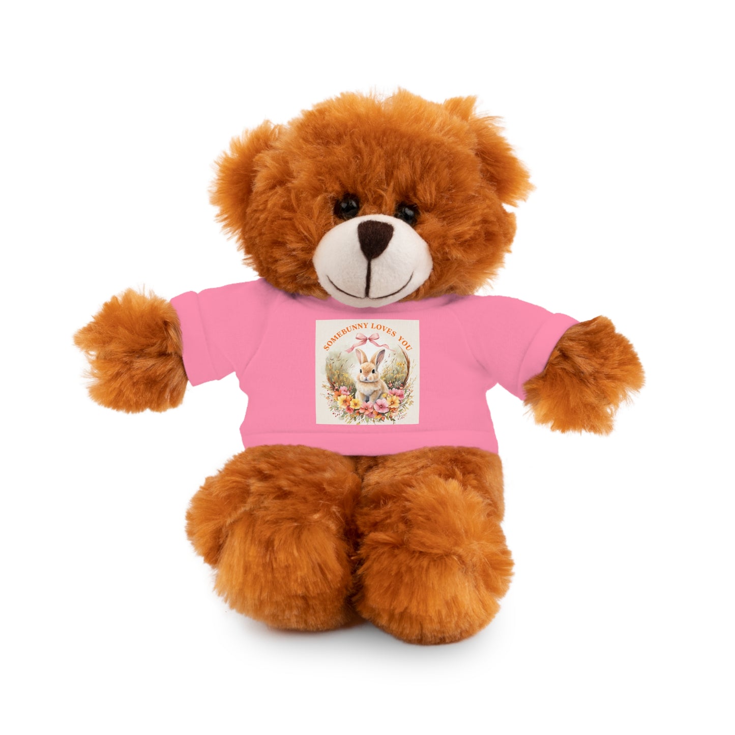 Personalized Stuffed Animal with Tee - ‘Somebunny Loves You’ Bear