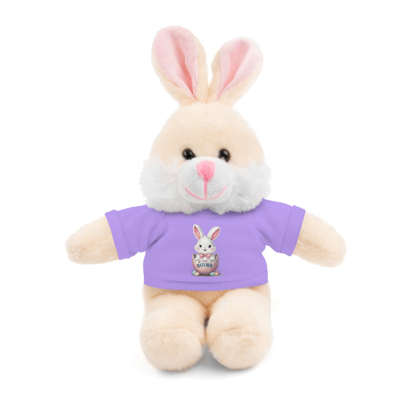 Adorable Bunny Tee "Just Hatched" Stuffed Animal - Perfect Gift for Kids