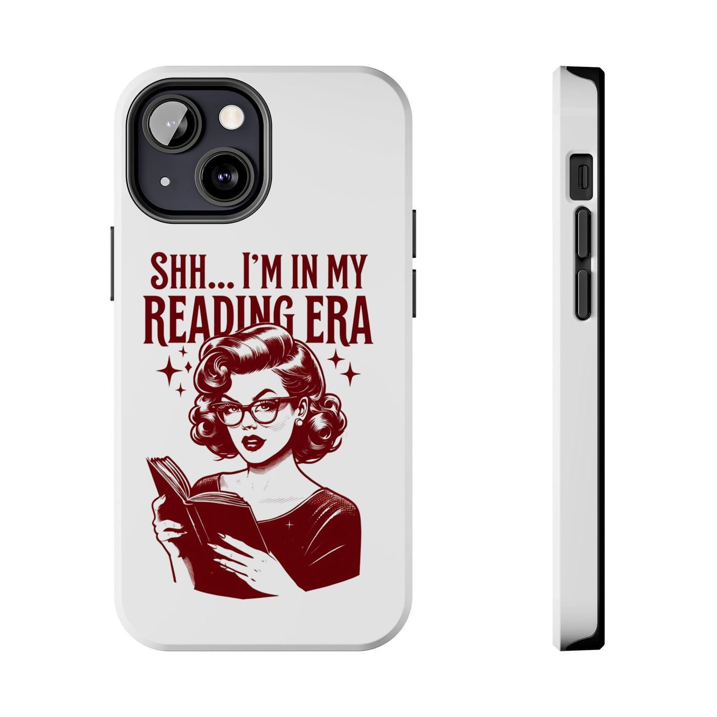 Reading Era Phone Case - Cute Gift for Book Lovers, Literary Accessories, Durable Phone Cases, Vintage Style, Phone Protection