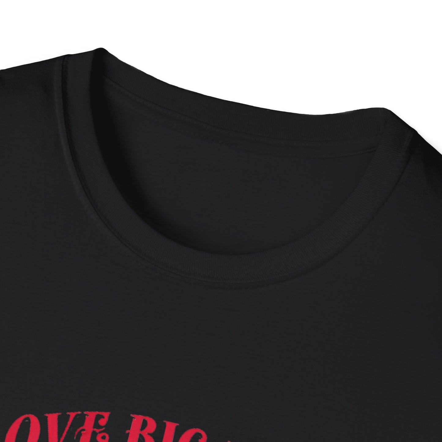 I Love Big Books Unisex Softstyle T-Shirt - Perfect for Book Lovers