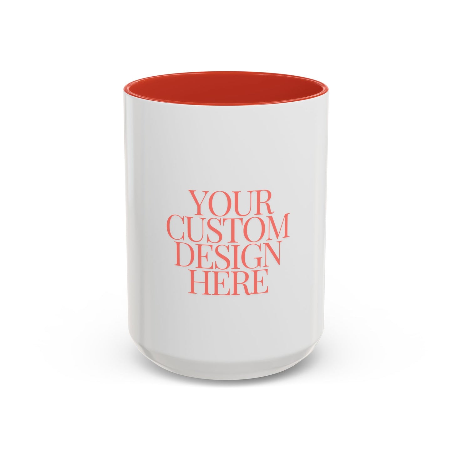 Custom Design Accent Coffee Mug - Personalized Drinkware for Home & Office