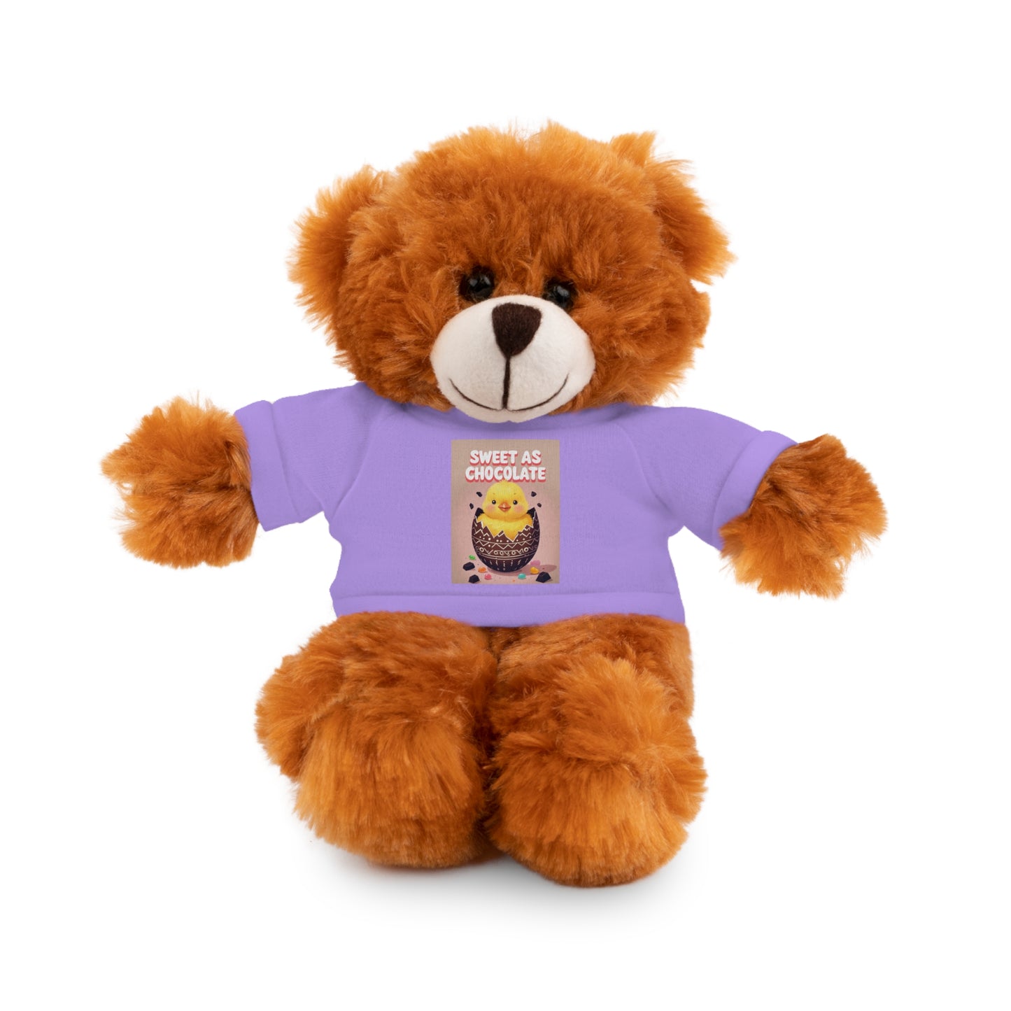 Sweet as Chocolate Stuffed Animal - Adorable Plush Toy with Tee