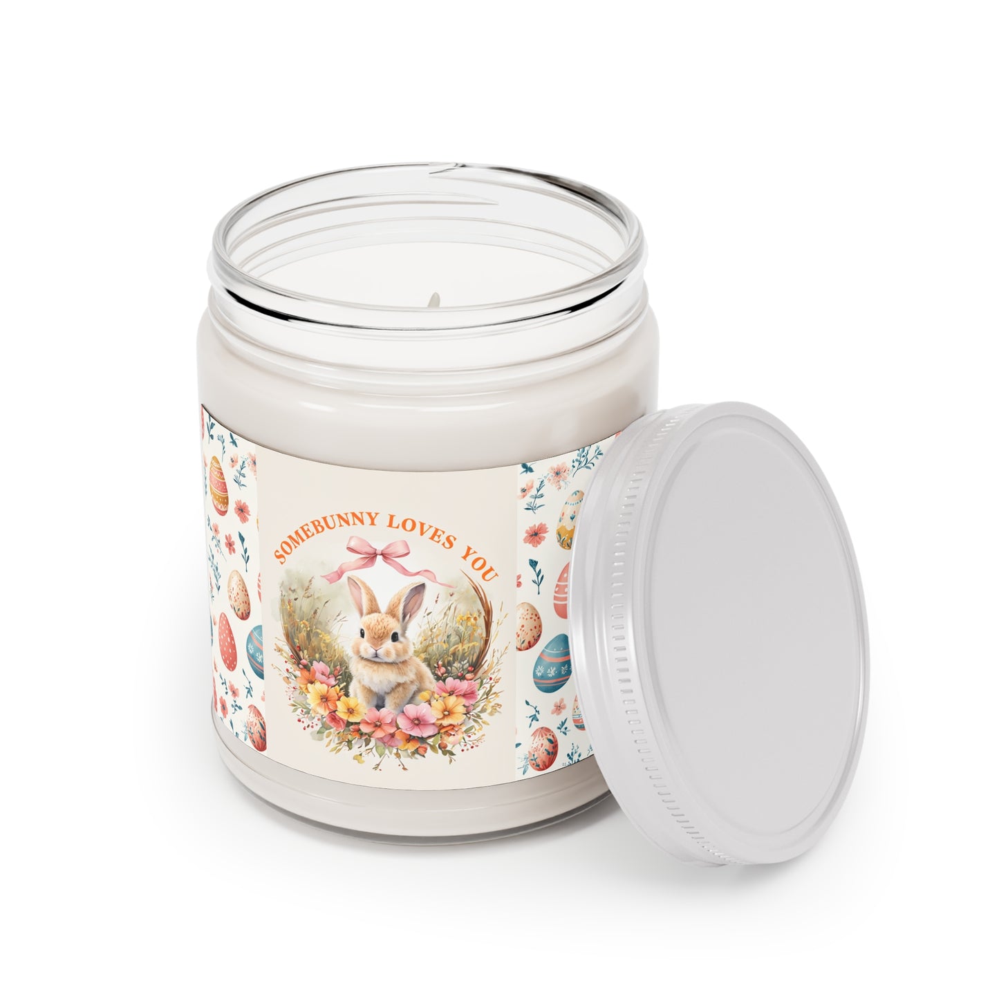 Easter Scented Candle - 'Somebunny Loves You' 9oz (Candle Match Books)