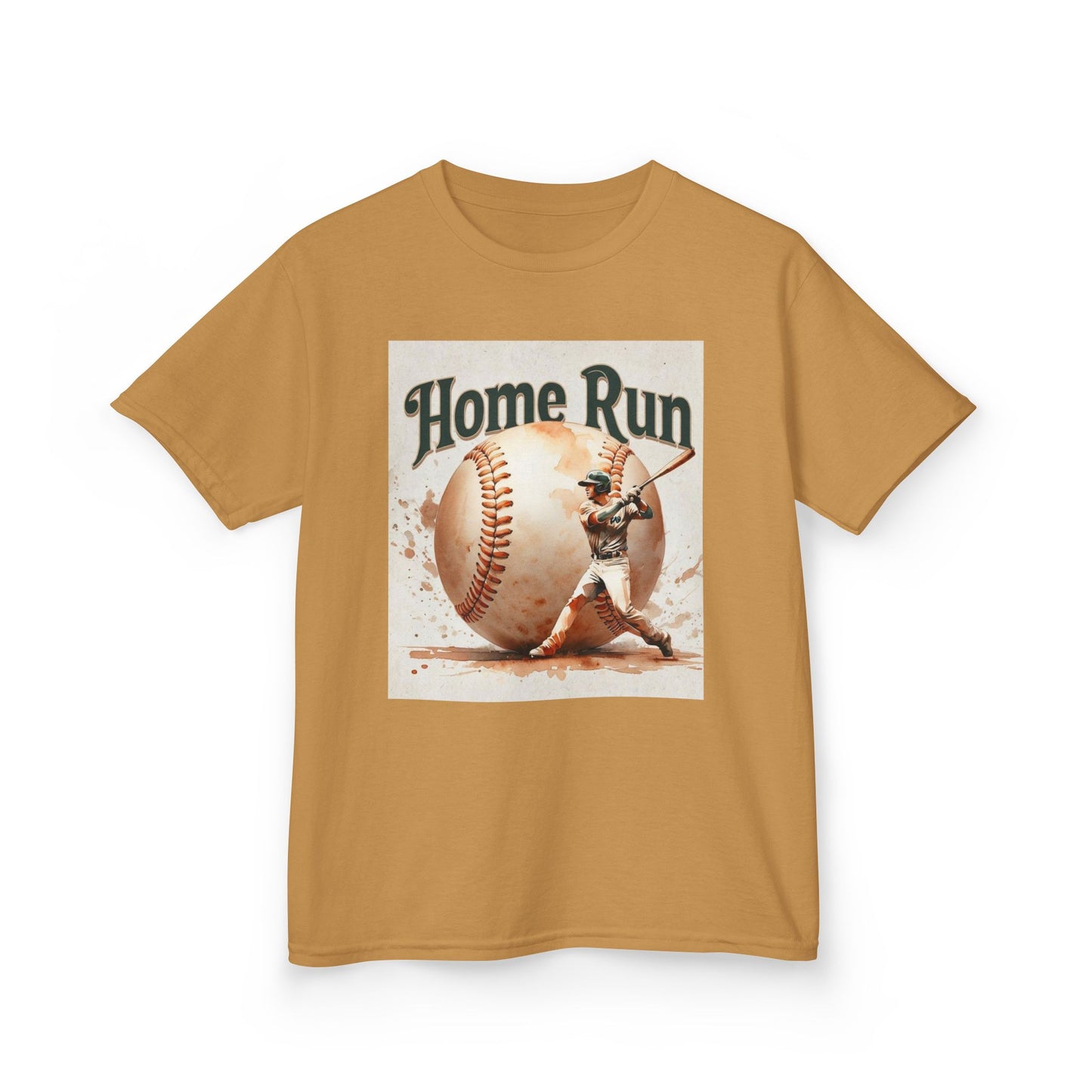 Kids Home Run Baseball Tee - Fun Sports Shirt for Young Athletes