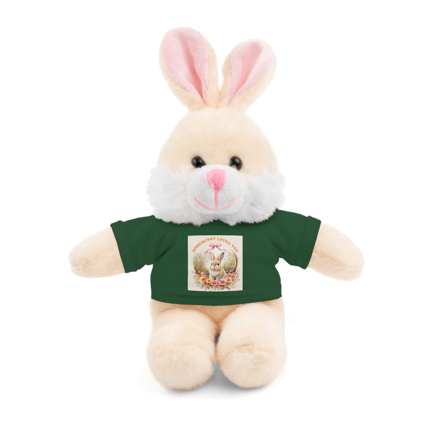 Personalized Stuffed Animal with Tee - ‘Somebunny Loves You’ Bear