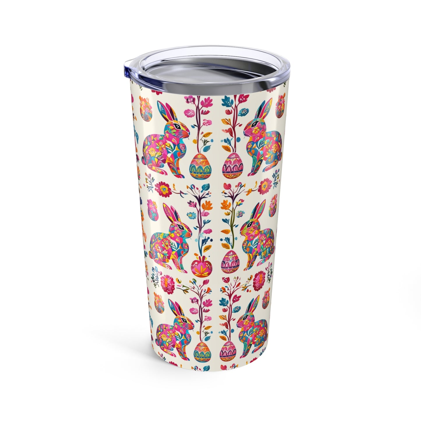 Easter Spring 20oz Tumbler, Colorful Water Cup, Beverage Mug, Stainless Steel Travel Drinkware, Gift for Him Her Them Child