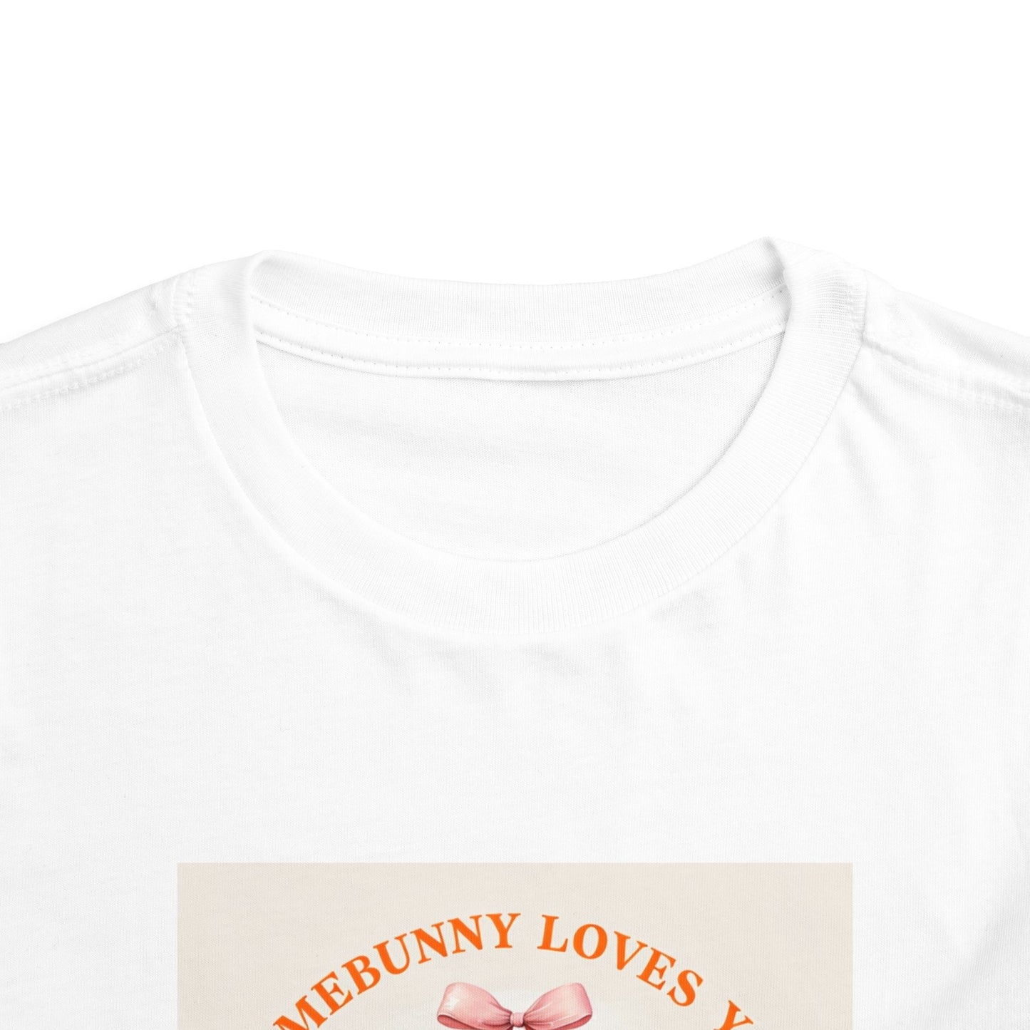 Toddler Short Sleeve Tee - 'Somebunny Loves You' Cute Bunny Design for Easter & Spring Celebrations