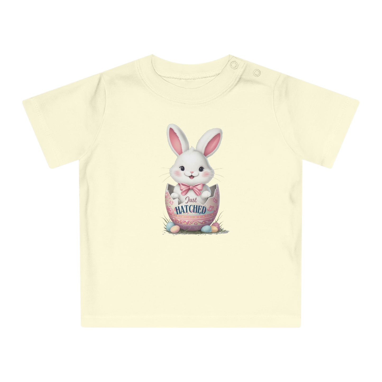 Easter Bunny Baby T-Shirt - 'Just Hatched' Design