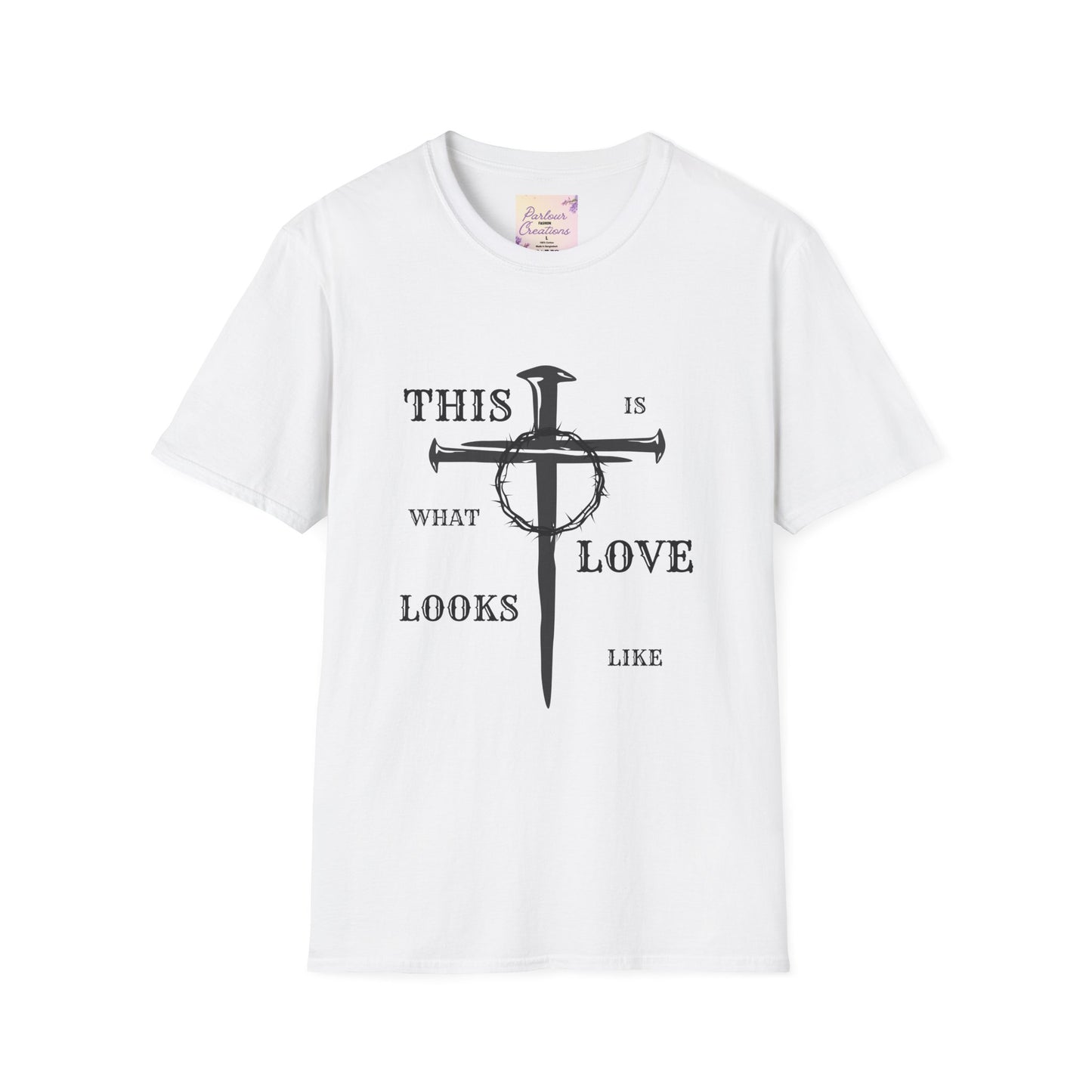 This Is What Love Looks Like Unisex Softstyle T-Shirt - Meaningful Graphic Tee