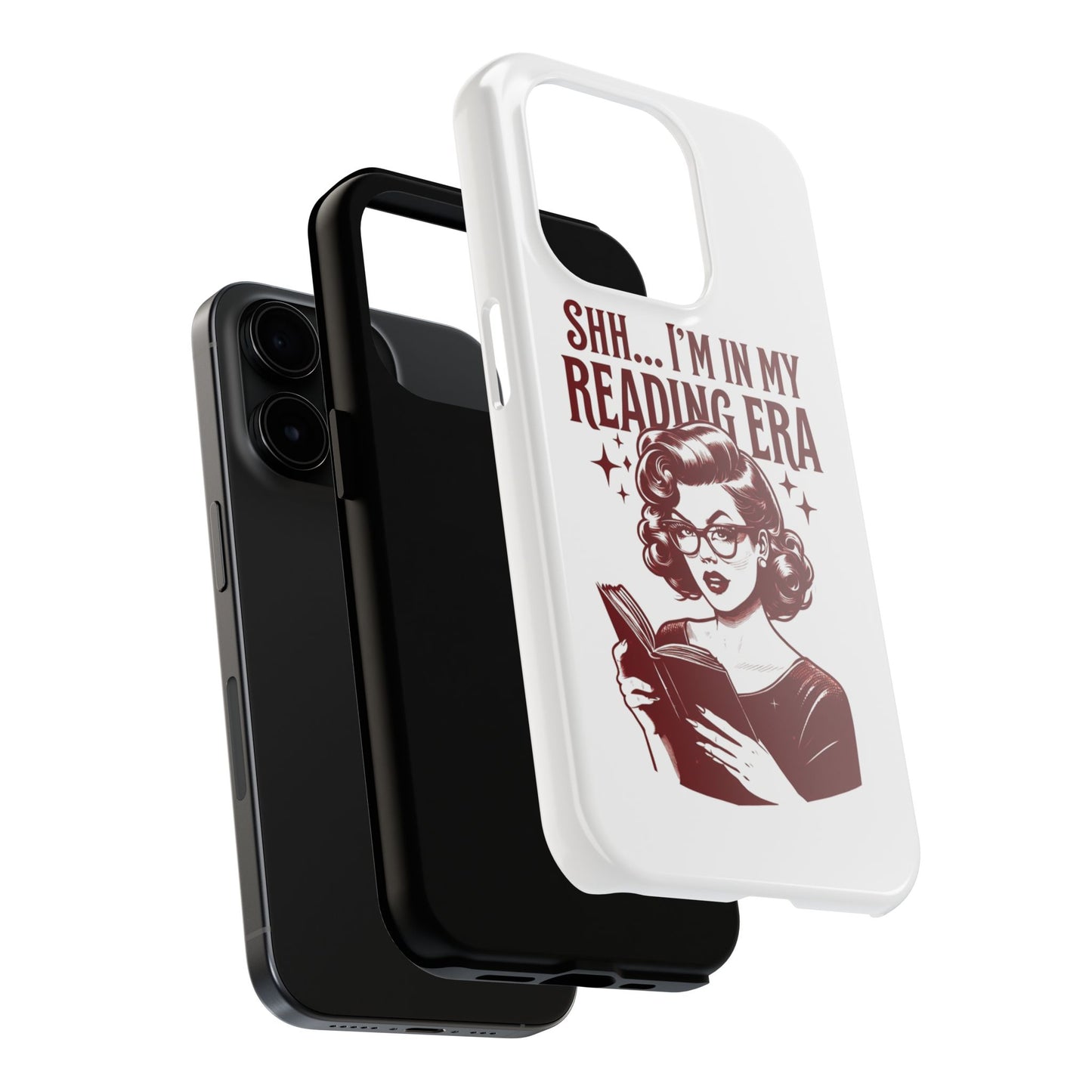 Reading Era Phone Case - Cute Gift for Book Lovers, Literary Accessories, Durable Phone Cases, Vintage Style, Phone Protection