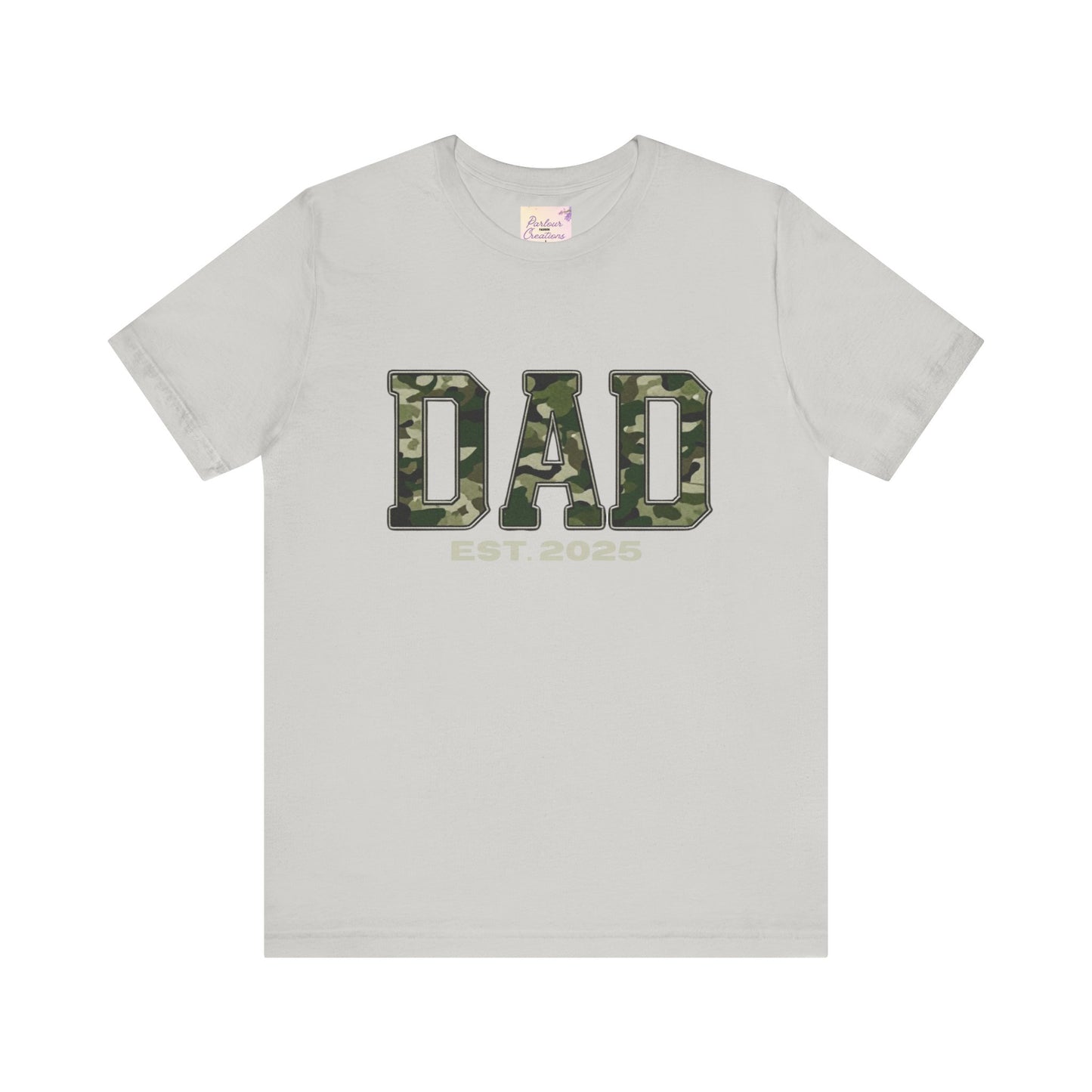 Camo Dad T-Shirt - Perfect Gift for New Dads, Father's Day, Baby Shower, Military-Themed Events, Casual Wear