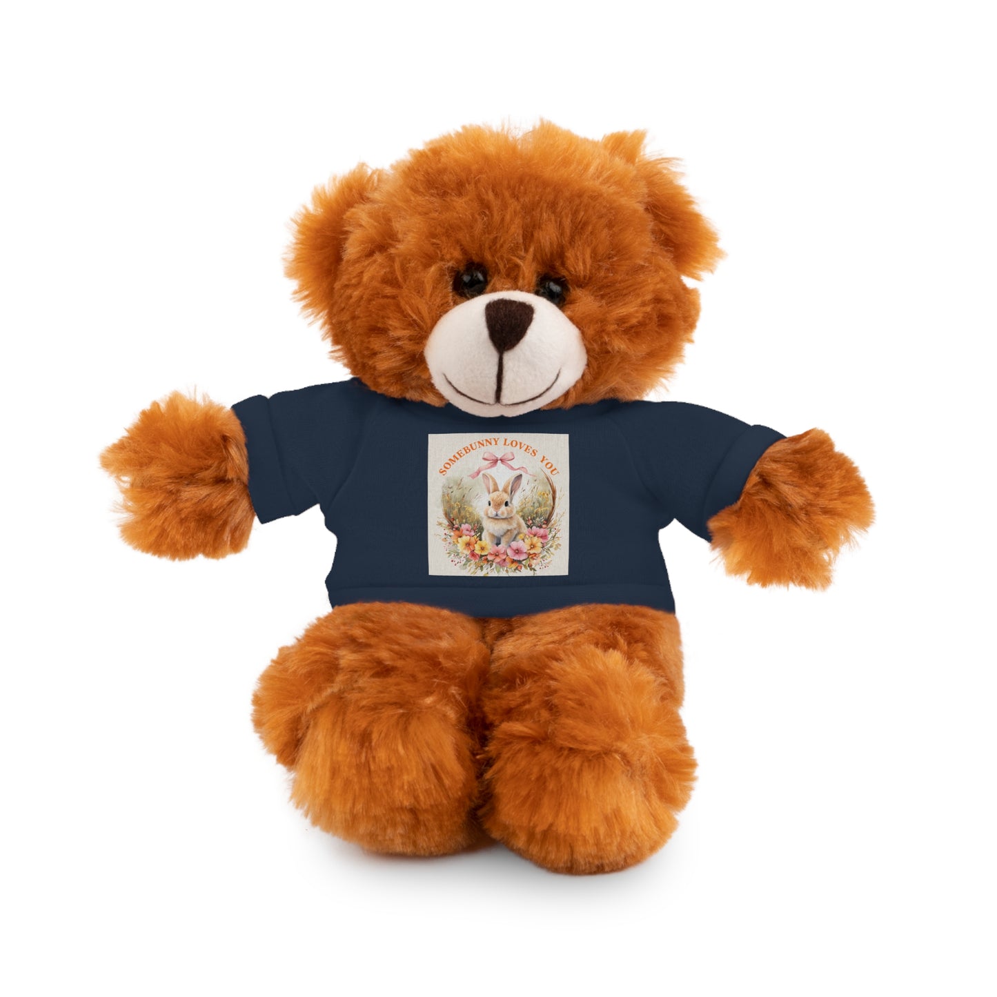 Personalized Stuffed Animal with Tee - ‘Somebunny Loves You’ Bear