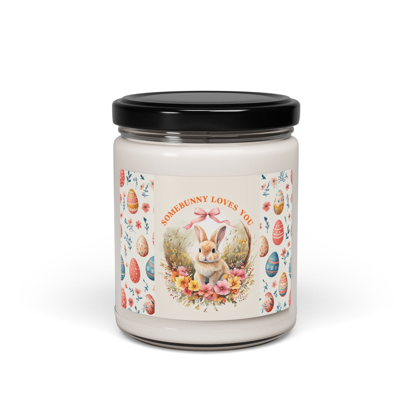 Easter Scented Soy Candle - "Somebunny Loves You" (Candle Match Books)