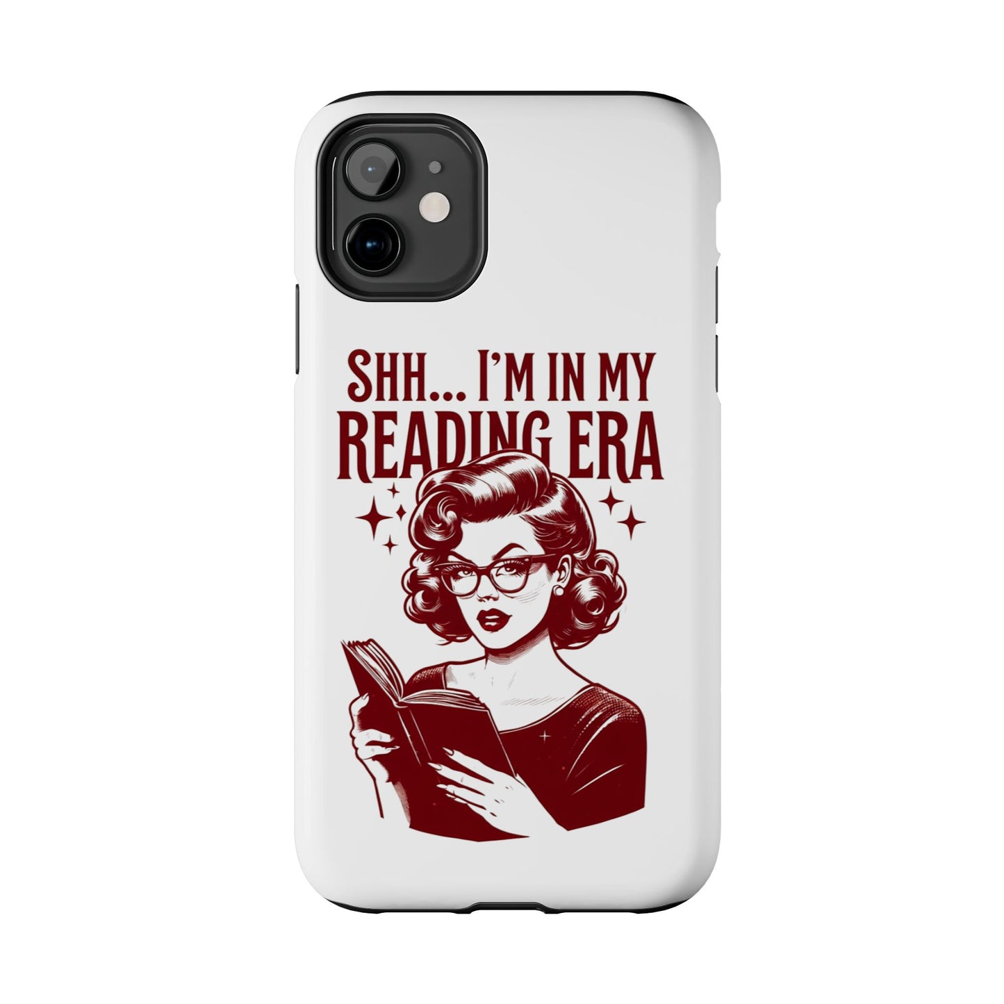 Reading Era Phone Case - Cute Gift for Book Lovers, Literary Accessories, Durable Phone Cases, Vintage Style, Phone Protection