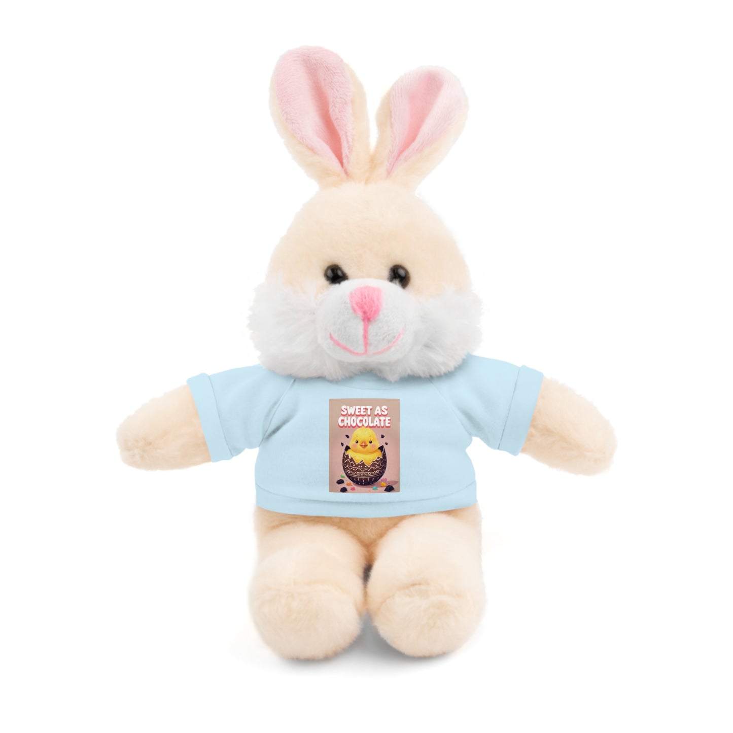 Sweet as Chocolate Stuffed Animal - Adorable Plush Toy with Tee