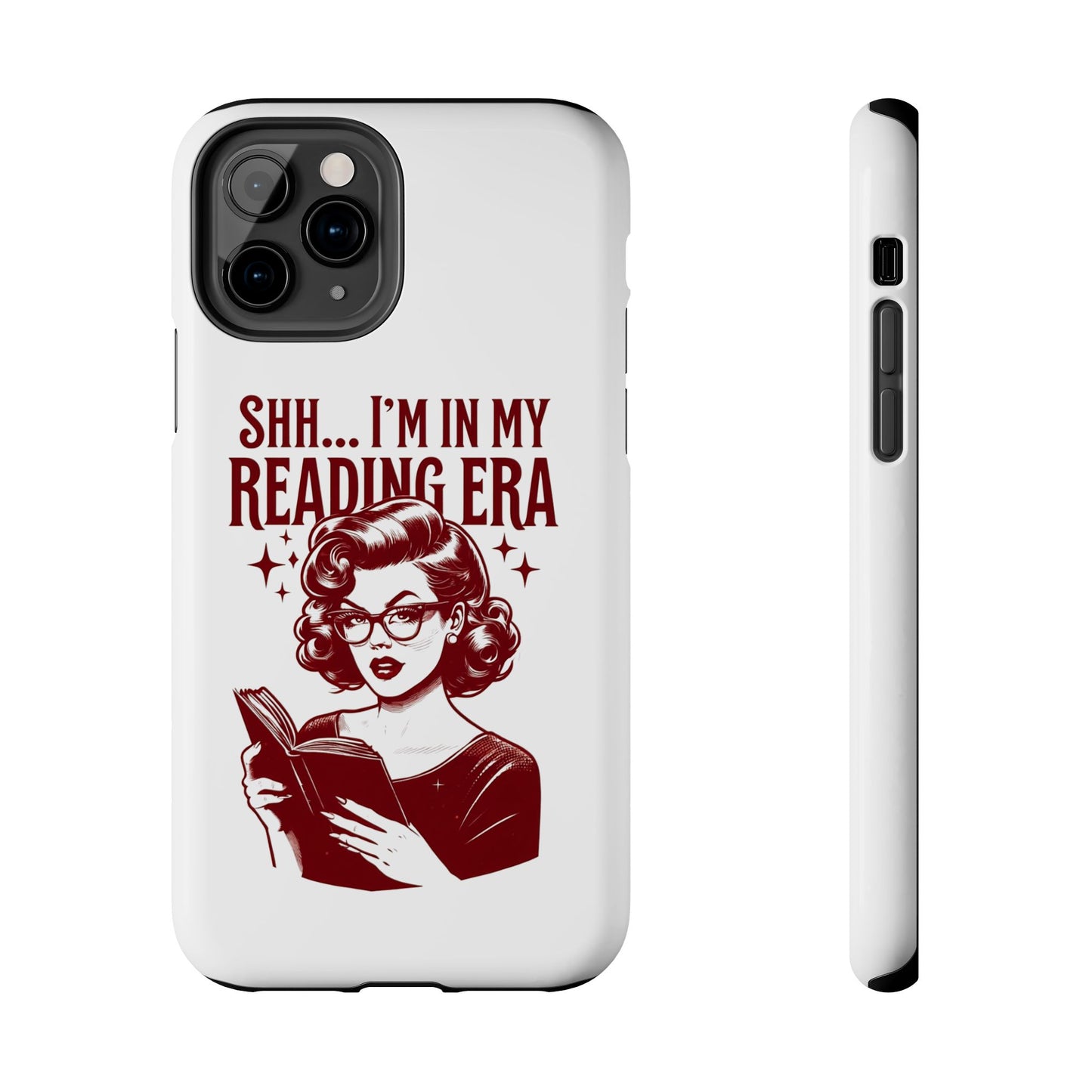 Reading Era Phone Case - Cute Gift for Book Lovers, Literary Accessories, Durable Phone Cases, Vintage Style, Phone Protection