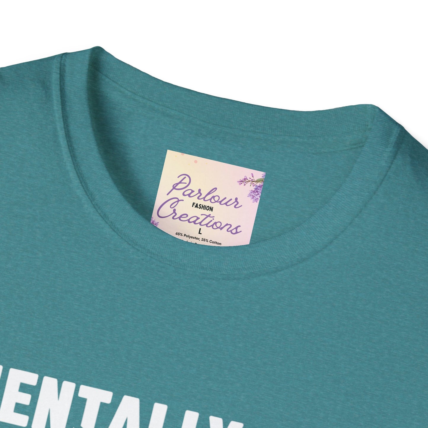 Funny Cat T-Shirt | "Mentally Ill But Totally Chill" Unisex Softstyle Tee