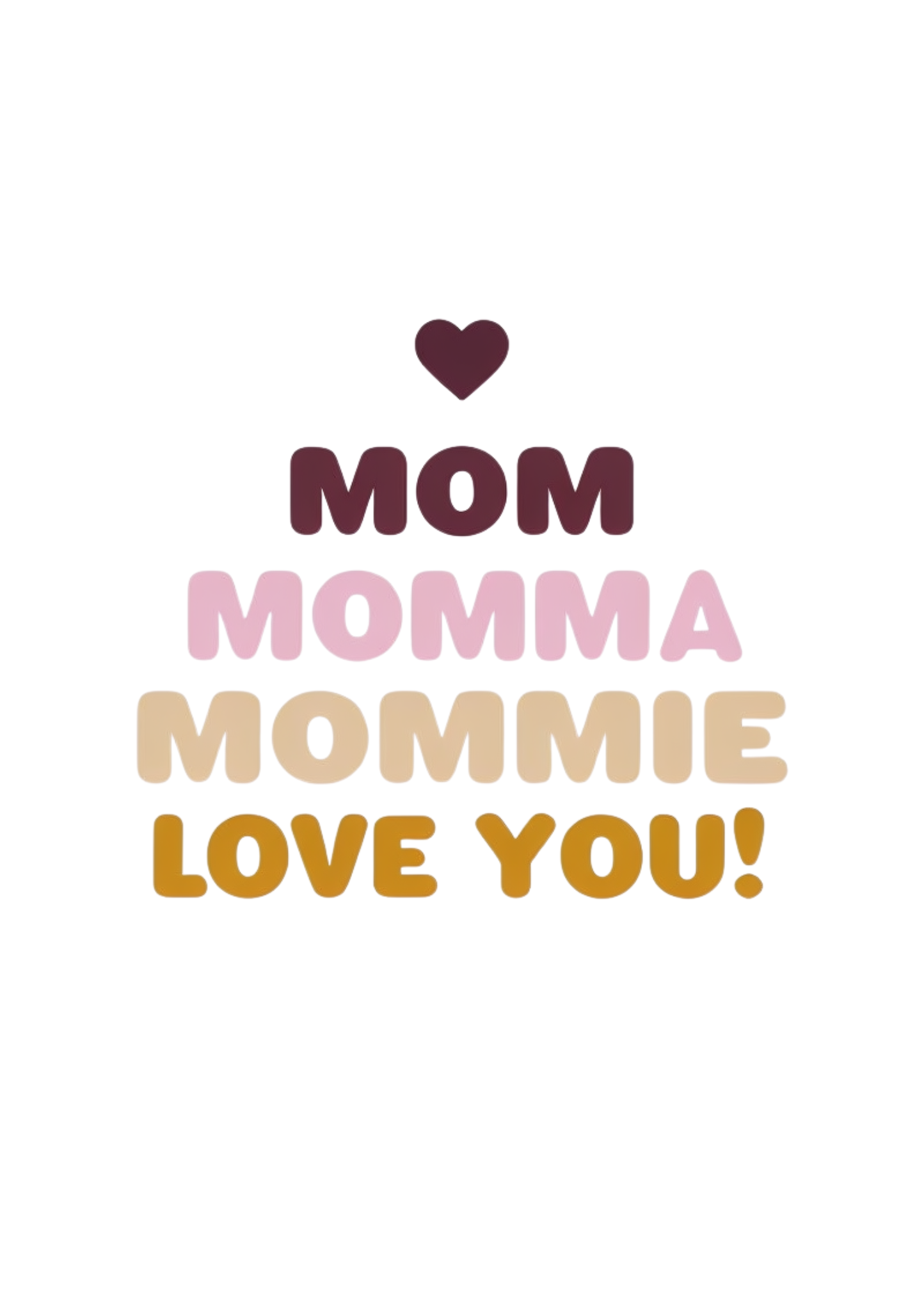 MOMMA SVG Digital Download | Trendy Mother’s Day Cut File for Cricut & Silhouette